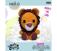 Knitty Critters Safari Roary Il Leone Kit DIY Amigurumi All'Uncinetto CC033