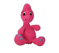 KNITTY CRITTERS Stan Can - Dinosauro Charlotte Brontosaurus/Crochet Kit contiene filato coperta, imbottitura in poliestere, uncinetto, kit amigurumi, rosa
