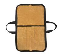 Knives Bag, Waxed Canvas Travel Pouch with Compartments, Portable Chef Knife Organizer with Handle for Kitchen Tools and Culinary Professionals, 18.9x12.4 inch