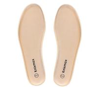 Knixmax Donna Uomo Solette in Memory Foam Inserti per scarpe Comfort Assorbimento degli urti Imbottitura per il supporto del piede Suole interne Schiuma morbida Beige 45EU