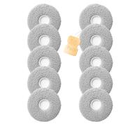 KNJOMZIE Set da 10 panni per Dreame X50, L10s, L20, X40 Ultra, Xiao-mi X20 Plus, S20, Deebot T30 Pro Omni - Microfibra, Lavabile & Riutilizzabile