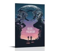 KNKncnv Alien Vs Predator - Poster decorativo da parete, per soggiorno, camera da letto, decorazione moderna per camera da letto, 20 x 30 cm