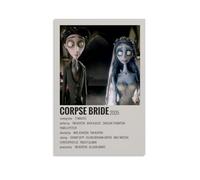 KNKncnv Animated Corpse Bride Emily, poster decorativo da parete, per soggiorno, camera da letto, decorazione moderna per camera da letto, 20 x 30 cm