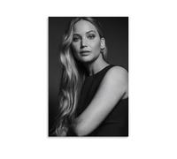 KNKncnv JENNIFER LAWRENCE - Poster decorativo da parete, per soggiorno, camera da letto, decorazione moderna per la camera da letto, 60 x 90 cm