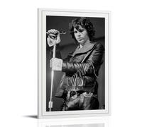 KNKncnv Jim Morrison Signed Poster decorativo da parete, per soggiorno, camera da letto, decorazione moderna per camera da letto, 20 x 30 pollici (50 x 75 cm)