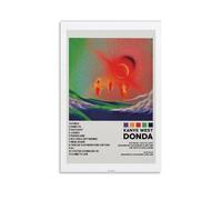 KNKncnv Poster Kanye West Donda, poster decorativo da parete, per soggiorno, camera da letto, decorazione moderna per camera da letto, 30 x 45 cm