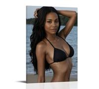 KNKncnv Star Zoe Saldana, poster decorativo da parete, per soggiorno, camera da letto, decorazione moderna per camera da letto, 20 x 30 cm