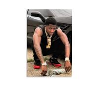 KNKncnv YoungBoy Never Broke Again, poster decorativo da parete, per soggiorno, camera da letto, decorazione moderna per la camera da letto, 40 x 60 cm