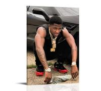 KNKncnv YoungBoy Never Broke Again, poster decorativo da parete, per soggiorno, camera da letto, decorazione moderna per la camera da letto, 20 x 30 cm