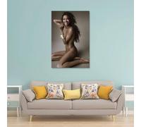 KNKncnv Zoe Saldana Actress Art, poster decorativo da parete, per soggiorno, camera da letto, decorazione moderna per camera da letto, 40 x 60 cm