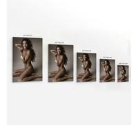KNKncnv Zoe Saldana Actress Art, poster decorativo da parete, per soggiorno, camera da letto, decorazione moderna per camera da letto, 40 x 60 cm