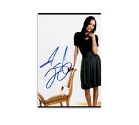 KNKncnv Zoe Saldana - Poster decorativo da parete, per soggiorno, camera da letto, decorazione moderna per camera da letto, 20 x 30 cm