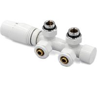 KNM Trade Set Multiblock Duoplex Valvola Termostatica Bianco