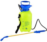 KNM TRADE Spruzzatore a pressione 5L - Spruzzatore universale a pressione manuale con ugello regolabile e impugnatura ergonomica