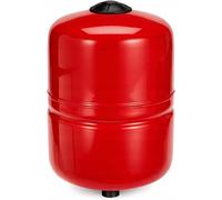 KNM Trade Vaso Espansione Acciaio 35L Rosso Riscaldamento