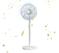 KNMDXD Ventilatore Da Pavimento | Silenzioso Strumento A Piede Oscillante,Ventilatore a Piedi,Adatto Per Dormitorio Universitario, Cucina Interna, Ufficio Casa E Soggiorno