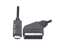 KNNGZTSSR Cavo di conversione Monitor 1 m Convertitore HD Scart a HDMI-Compatibile Adattatore convertitore Audio Video 1080P Cavo Micro USB DC 5V Accessori for Linea di conversione Display HDTV/Dvd