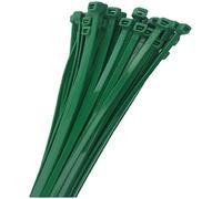 KnnX Fascette Stringicavi in Nylon Verde 100 x 2,5 mm - Confezione da 200 - Resistenza 8,2 kg