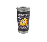 Knob Cheese Cosmic Chrome Bootleg Funny Bicchiere termico in acciaio inox doppia parete