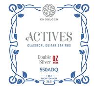 KNOBLOCH STRINGS 550ADQ - ACTIVES Doppio Argento QZ Nylon Alto 550 Tensione 36.5