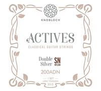 KNOBLOCH Strings - Corde per chitarra spagnola | 200ADN Actives Double Silver | tensione medio-bassa 33.0 | bassi brillanti e altezze opache, bilanciamento risonante | flamenco e