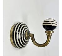 Knobs By Blossom Gancio in ceramica (striscia nera)