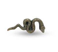 Knobs By Blossom Pomelli di porta dell'armadio del metallo del bronzo antico dell'annata del ferro fatti a mano, cassetto tira le maniglie delle porte dell'armadio (13. serpente)