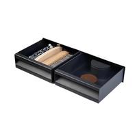 knock box, Espresso Bar Knock Box, Caffè, Contenitori in metallo a doppio cassetto e (nero/bianco),for Coffee Grinding(Two Drawer-white)