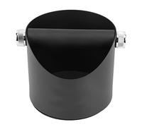 Knock Box per caffè, 5,3 pollici Antiscivolo Accessori per macchine da caffè Contenitore per il riciclaggio di scorie in polvere Home Piccolo secchiello per caffè espresso per (Black)