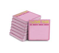 Knock Knock - Blocco note adesive con scritta "I Love Thes", 7,6 x 7,6 cm, 100 fogli ciascuno