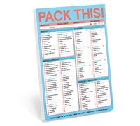 Knock Knock Pack This Pad (versione pastello) - Lista di imballaggio Pad & Accessori da viaggio, 15,2 x 22,9 cm