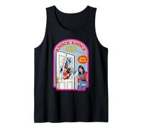 Knock Knock Who's There Sarcastic Retro Funny Adult Humor Canotta