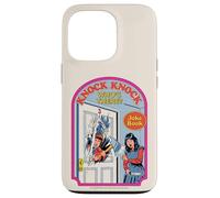 Knock Knock Who's There Sarcastic Retro Funny Adult Humor Custodia per iPhone 13 Pro