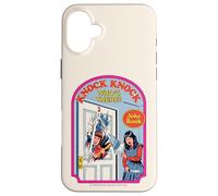 Knock Knock Who's There Sarcastic Retro Funny Adult Humor Custodia per iPhone 16 Plus
