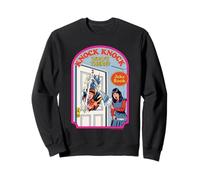 Knock Knock Who's There Sarcastic Retro Funny Adult Humor Felpa
