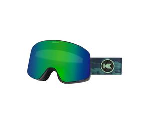 Knockaround - Maschera da sci - Slingshots Green Machine / Revo Caribbean Blue - Verde