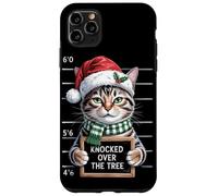 Knocked Over the Tree | Divertente Natale Pet Humor Cat Lover Custodia per iPhone 11 Pro Max
