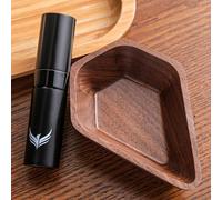 KNODOS Tazza dosatrice per chicchi di caffè in noce e Spritzer per caffè RDT Set regalo Accessori per bar Caffè Contenitore dosatore in legno/Kit vassoio di misurazione a dose singola