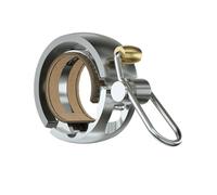 Knog Oi Luxe Campanello da bicicletta piccolo argento