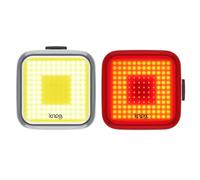 Knog Blinder Square Black Front 200 lm / Rear 100 lm Square Luci bicicletta