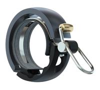 Knog Oi Luxe Largo Campanello Bicicletta Black/Grigio, 23.8-31.8mm, 'Originale,