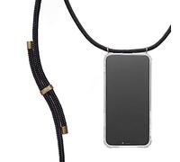 KNOK Porta Cellulare da Collo Compatibile con iPhone 11 PRO - Telefono, donna, nero