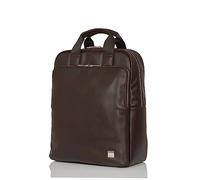 KNOMO Dale - Custodia in pelle per computer portatile da 16 pollici, borsa da lavoro, marrone