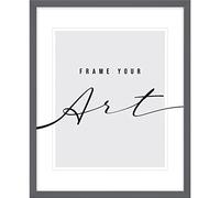 KNOR, Cornice portafoto 50 x 70 cm, colore: grigio