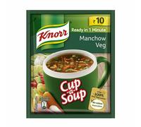 Confezione Da 10 Di Knorr Cup A Soup Zuppa Istantanea Manchow 11G Ognuna