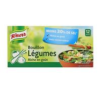 Knorr Bouillon di Verdure Ridotto in Sale 12 Cubetti 110 g