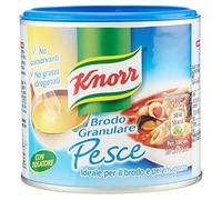 Knorr Brodo Granulare di Pesce, Brodo Pronto con Verdure da Agricoltura Sostenibile, Senza Glutine, Lattosio e Conservanti, Ideale per i Sughi di Pesce e Pesce alla Griglia, 150gr