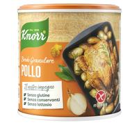 Knorr Brodo Granulare Pollo, gusto delicato e avvolgente, 150g | Per brodi, risotti, zuppe e sughi; facile da dosare e ricco di gusto. Il segreto per dare più gusto ai tuoi piatti