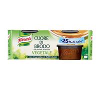 Knorr - Cuore di Brodo Vegetale, gia' Pronto, da Diluire - 12 confezioni da 4 pezzi da 28 g [48 pezzi, 1344 g]