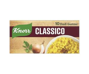 Knorr Dado Classico, per brodi e ricette dal gusto autentico, 10 dadi | Da sciogliere in acqua per preparare brodi gustosi o arricchire le tue ricette
